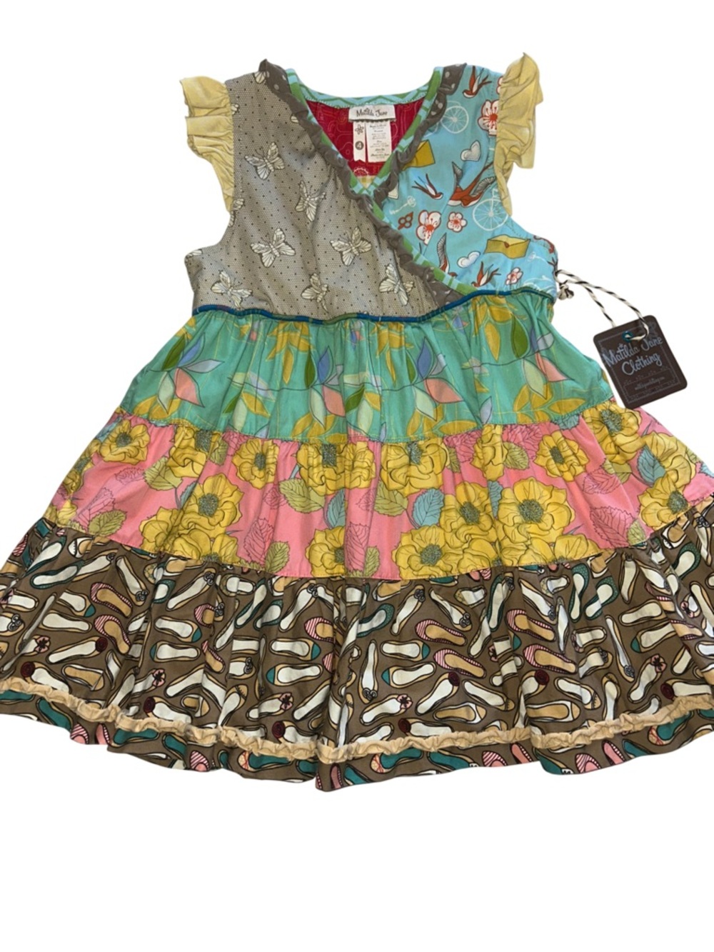 Matilda Jane It's A Wonderful Parade Rollercoaster Tiered Dress